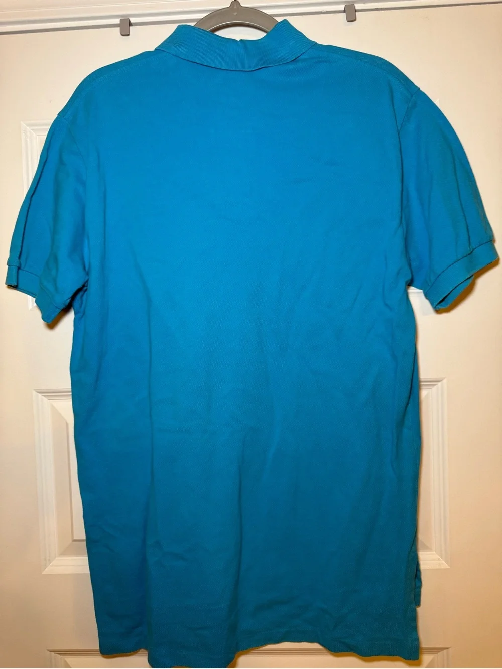 Ralph Lauren Men’s Medium Turquoise Polo with Pink Pony